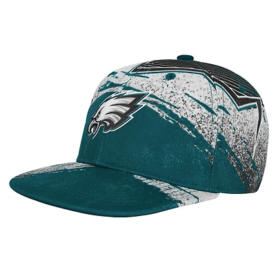 Youth Outerstuff  Midnight Green Philadelphia Eagles Make Noise Adjustable Hat