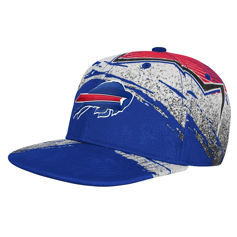 Youth Outerstuff Royal Buffalo Bills Make Noise Adjustable Hat
