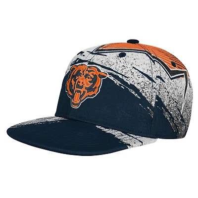 Youth Outerstuff  Navy Chicago Bears Make Noise Adjustable Hat