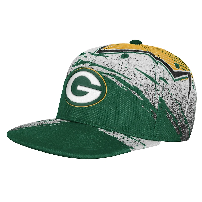 Youth Outerstuff  Green Green Bay Packers Make Noise Adjustable Hat