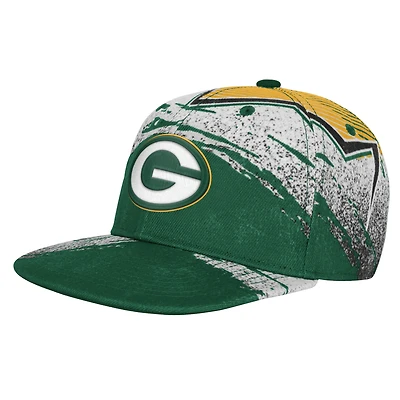 Youth Outerstuff  Green Green Bay Packers Make Noise Adjustable Hat