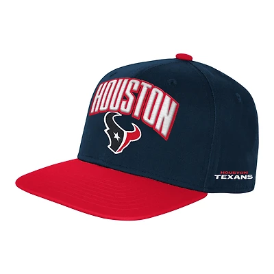 Youth Outerstuff  Navy Houston Texans Essentials Adjustable Hat