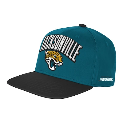 Youth Outerstuff  Teal Jacksonville Jaguars Essentials Adjustable Hat