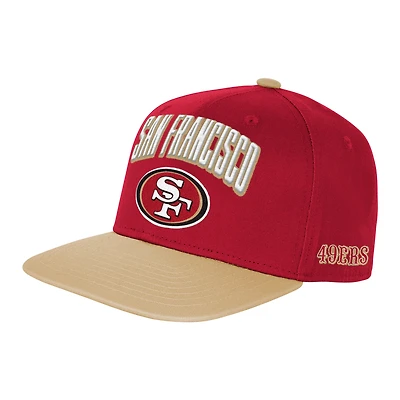 Youth Outerstuff  Scarlet San Francisco 49ers Essentials Adjustable Hat