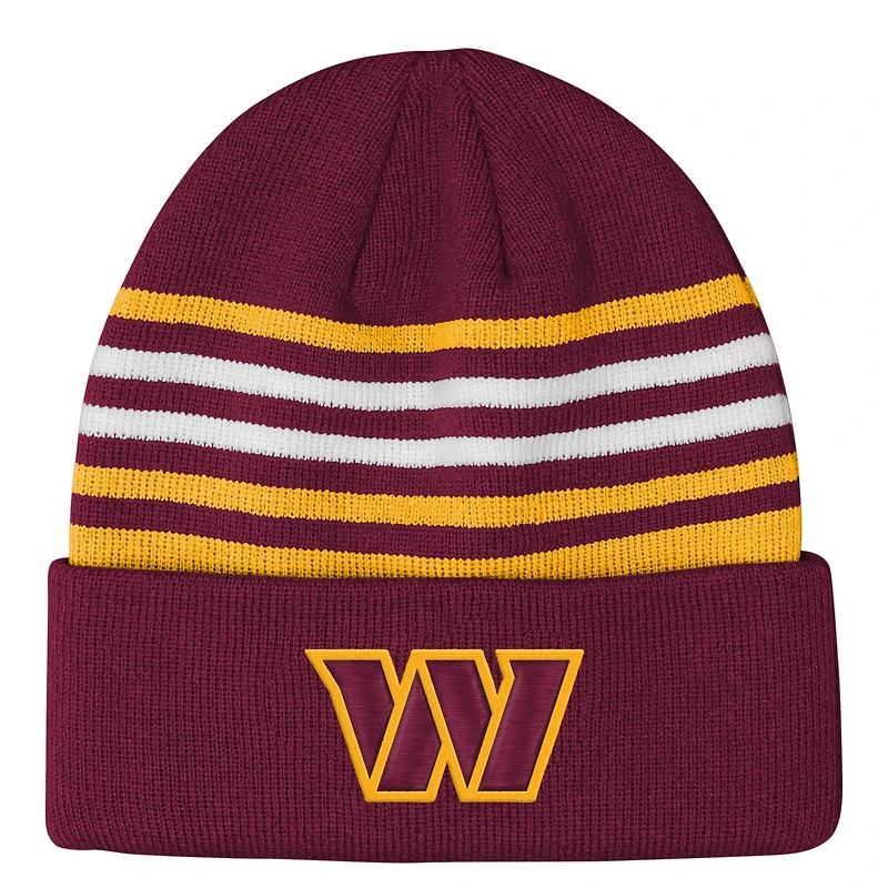 Youth Outerstuff  Burgundy Washington Commanders Essentials Cuffed Knit Hat