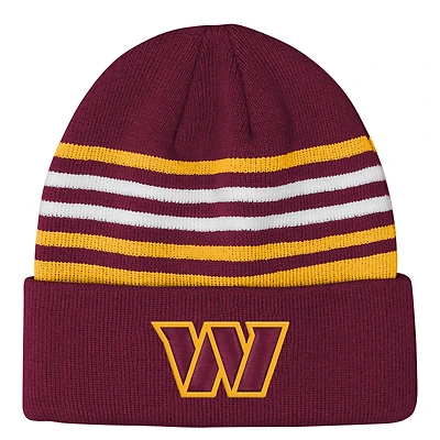 Youth Outerstuff  Burgundy Washington Commanders Essentials Cuffed Knit Hat