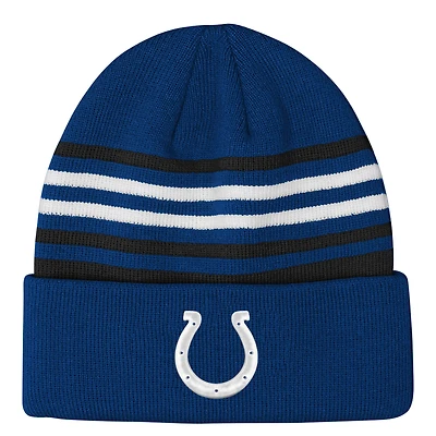 Youth Outerstuff  Royal Indianapolis Colts Essentials Cuffed Knit Hat