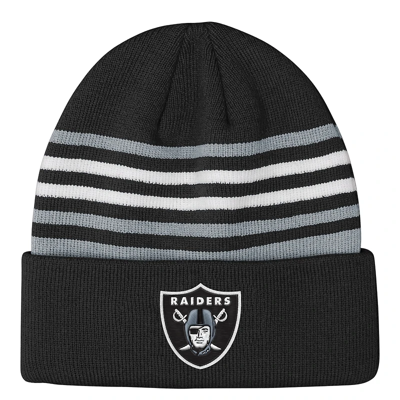 Youth Outerstuff  Black Las Vegas Raiders Essentials Cuffed Knit Hat