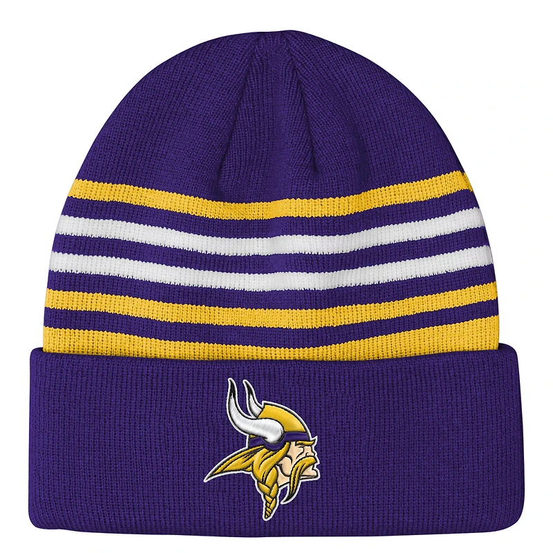 Youth Outerstuff  Purple Minnesota Vikings Essentials Cuffed Knit Hat