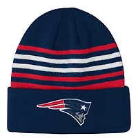 Youth Outerstuff  Navy New England Patriots Essentials Cuffed Knit Hat