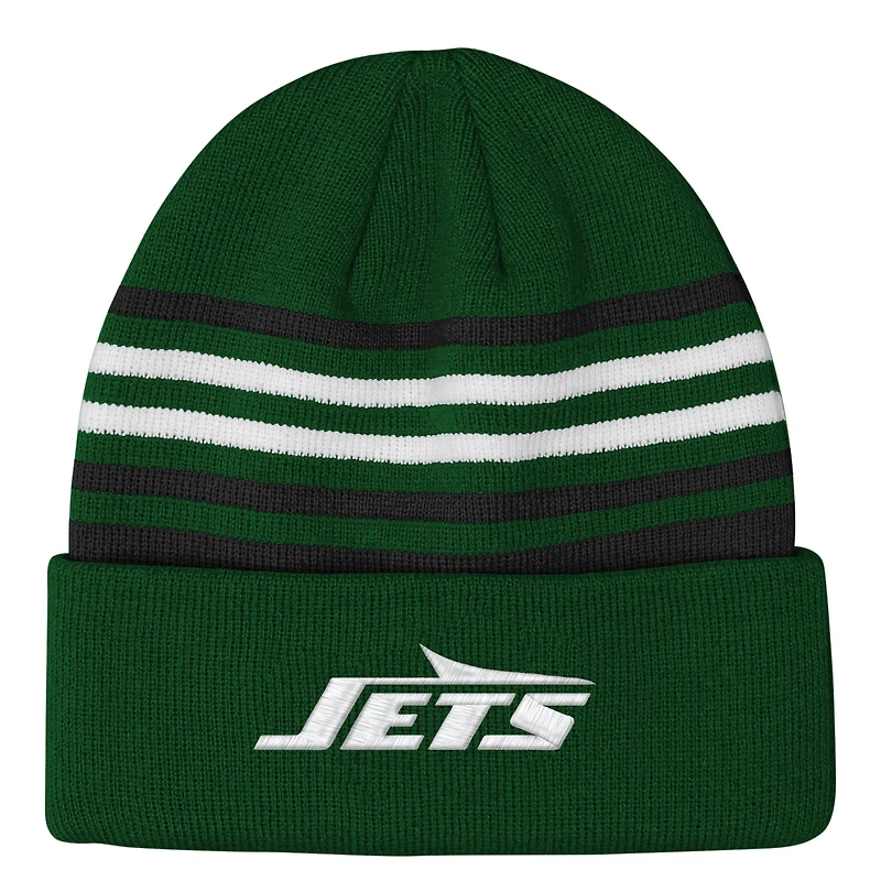 Youth Outerstuff  Green New York Jets Essentials Cuffed Knit Hat