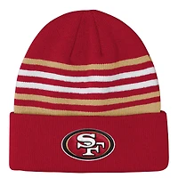 Youth Outerstuff  Scarlet San Francisco 49ers Essentials Cuffed Knit Hat