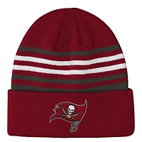 Youth Outerstuff  Red Tampa Bay Buccaneers Essentials Cuffed Knit Hat