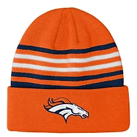 Youth Outerstuff  Orange Denver Broncos Essentials Cuffed Knit Hat