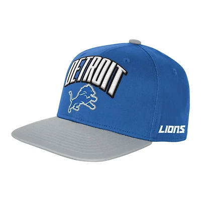 Preschool Outerstuff Blue Detroit Lions Essentials Adjustable Hat