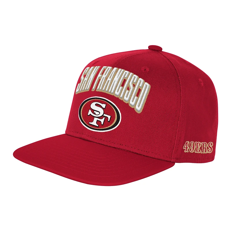Preschool Outerstuff Scarlet San Francisco 49ers Essentials Snapback Hat