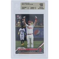 J.T. Realmuto Philadelphia Phillies 2023 Topps Now Hit for Cycle #434 BGS Authenticated 10 Card - 10,9.5,10,10 Subgrades