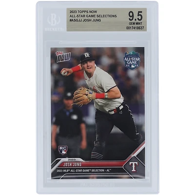 Josh Jung Texas Rangers 2023 Topps Now ASG #ASG-JJ BGS Authenticated 9.5 Rookie Card