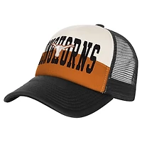 Youth Outerstuff Burnt Orange/Cream Texas Longhorns Modern Fan Trucker Adjustable Hat
