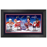 Highland Mint Washington Capitals 50th Anniversary 12'' x 20'' Framed Legends Collage