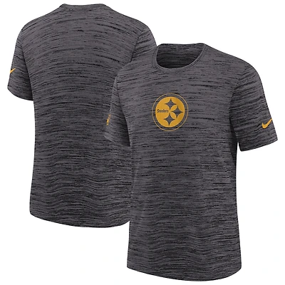 Youth Nike  Black Pittsburgh Steelers Sideline Velocity Performance T-Shirt