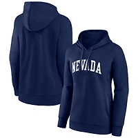 Women's Navy Nevada Wolf Pack Arch Pullover Hoodie