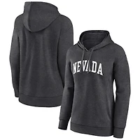 Women's Charcoal Nevada Wolf Pack Arch Pullover Hoodie