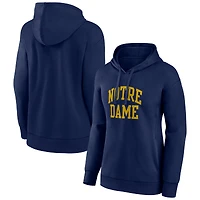 Women's Navy Notre Dame Fighting Irish Arch Pullover Hoodie