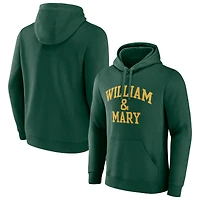 Men's Green William & Mary Tribe Arch Pullover Hoodie