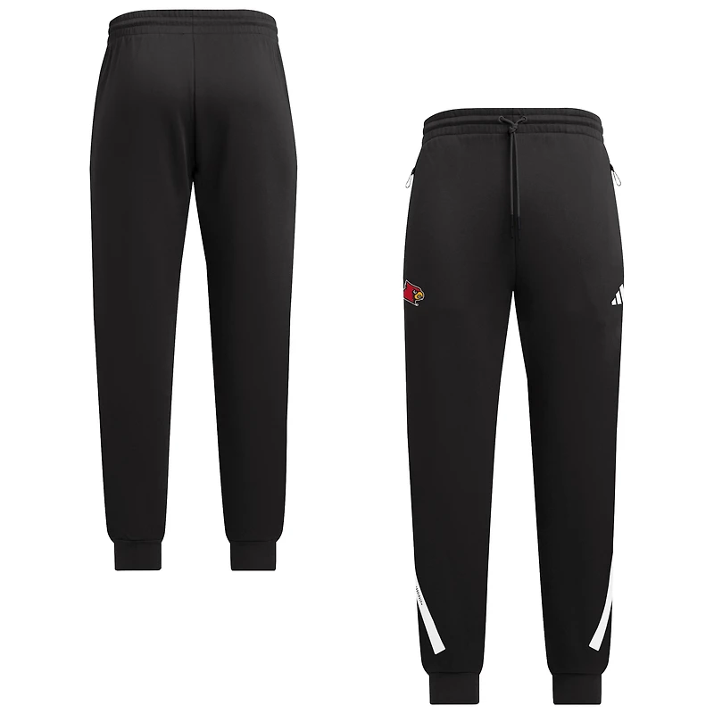 adidas Black Louisville Cardinals Z.N.E. Pants