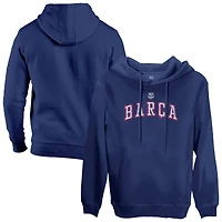 Men's 1863FC  Navy Barcelona Athletic Wordmark Fleece Pullover Hoodie
