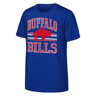 Youth Outerstuff  Royal Buffalo Bills Thrift Style T-Shirt