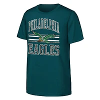 Youth Outerstuff  Midnight Green Philadelphia Eagles Thrift Style T-Shirt