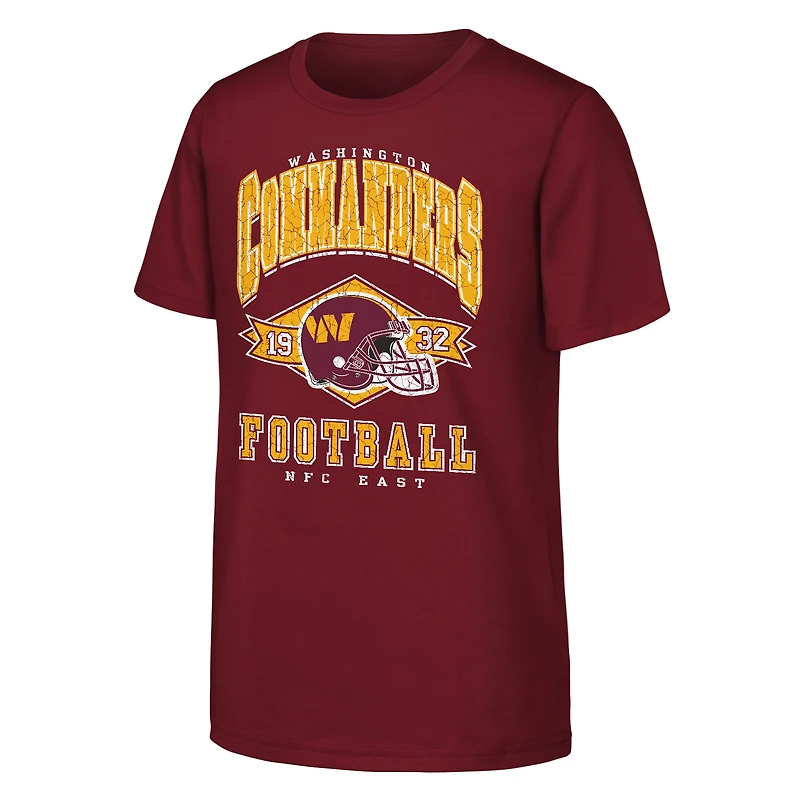 Youth Outerstuff  Burgundy Washington Commanders Kick Off T-Shirt