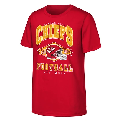 Youth Outerstuff  Red Kansas City Chiefs Kick Off T-Shirt