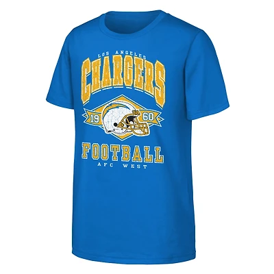 Youth Outerstuff  Powder Blue Los Angeles Chargers Kick Off T-Shirt