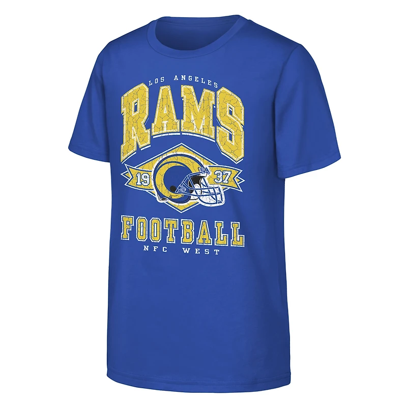 Youth Outerstuff  Royal Los Angeles Rams Kick Off T-Shirt