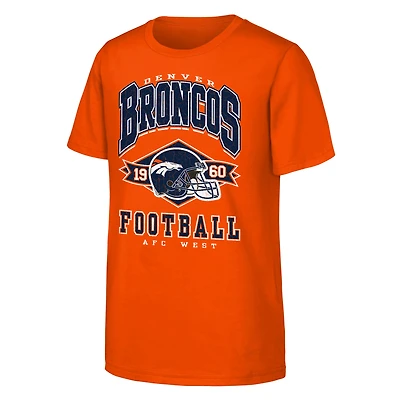 Youth Outerstuff  Orange Denver Broncos Kick Off T-Shirt