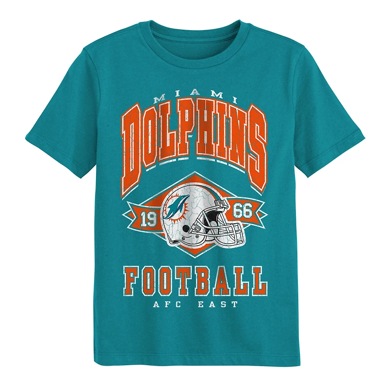 Preschool Outerstuff  Aqua Miami Dolphins Kick Off T-Shirt