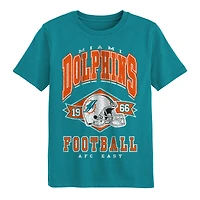 Preschool Outerstuff  Aqua Miami Dolphins Kick Off T-Shirt