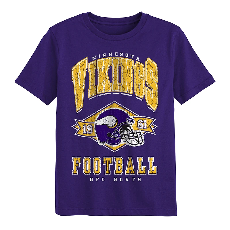 Preschool Outerstuff  Purple Minnesota Vikings Kick Off T-Shirt