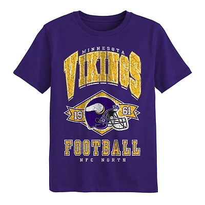 Preschool Outerstuff  Purple Minnesota Vikings Kick Off T-Shirt