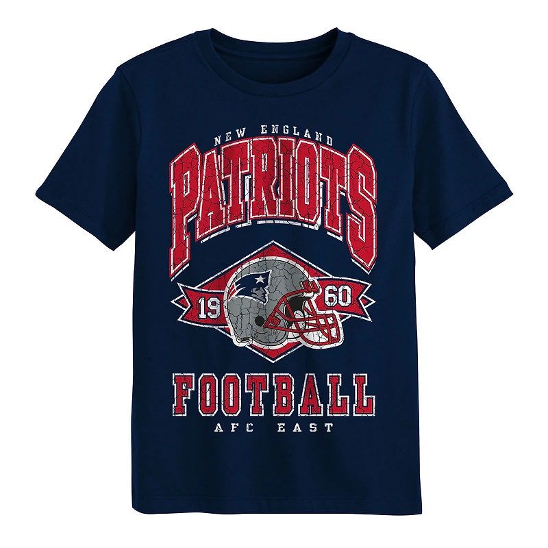 Preschool Outerstuff  Navy New England Patriots Kick Off T-Shirt