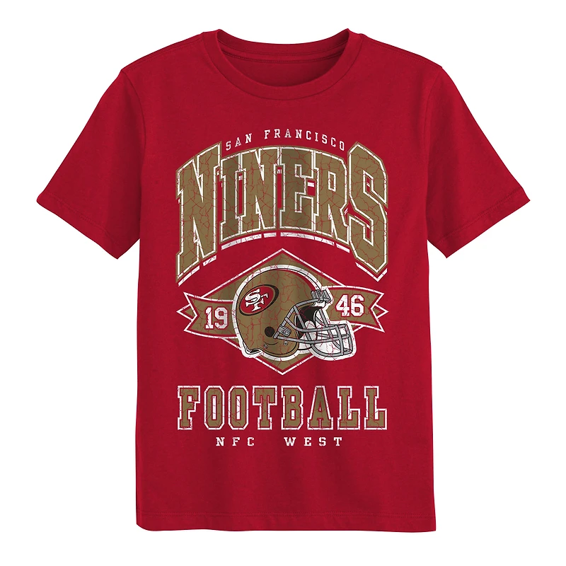 Preschool Outerstuff  Scarlet San Francisco 49ers Kick Off T-Shirt
