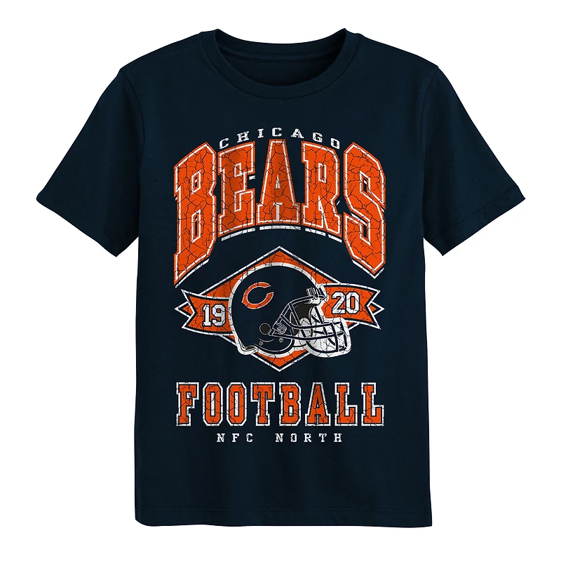 Preschool Outerstuff  Navy Chicago Bears Kick Off T-Shirt