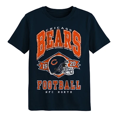 Preschool Outerstuff  Navy Chicago Bears Kick Off T-Shirt