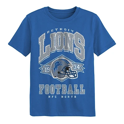 Preschool Outerstuff  Blue Detroit Lions Kick Off T-Shirt