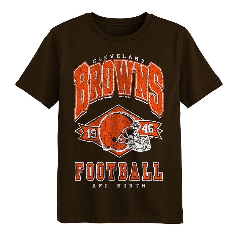 Preschool Outerstuff Brown Cleveland Browns Kick Off T-Shirt