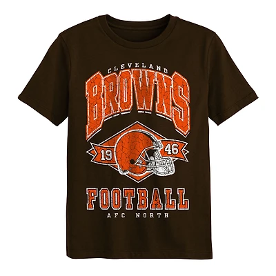 Preschool Outerstuff  Brown Cleveland Browns Kick Off T-Shirt