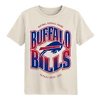 Youth Outerstuff Cream Buffalo Bills Huddle T-Shirt